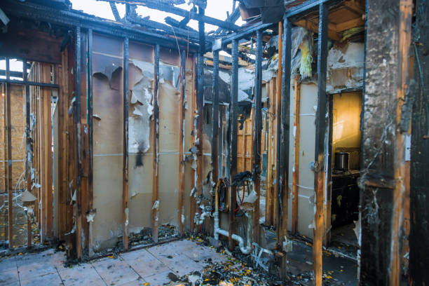 Professional Fire Damage Restoration technician working in Carnation, WA